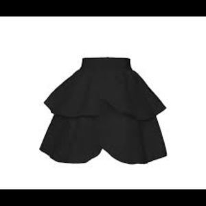 Pinup Girl Clothing Black Twill Underskirt.